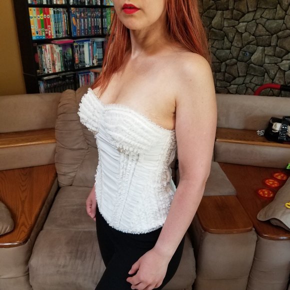 Charlotte Russe Other - NWT Charlotte Russe Bustier Corset Lingerie White